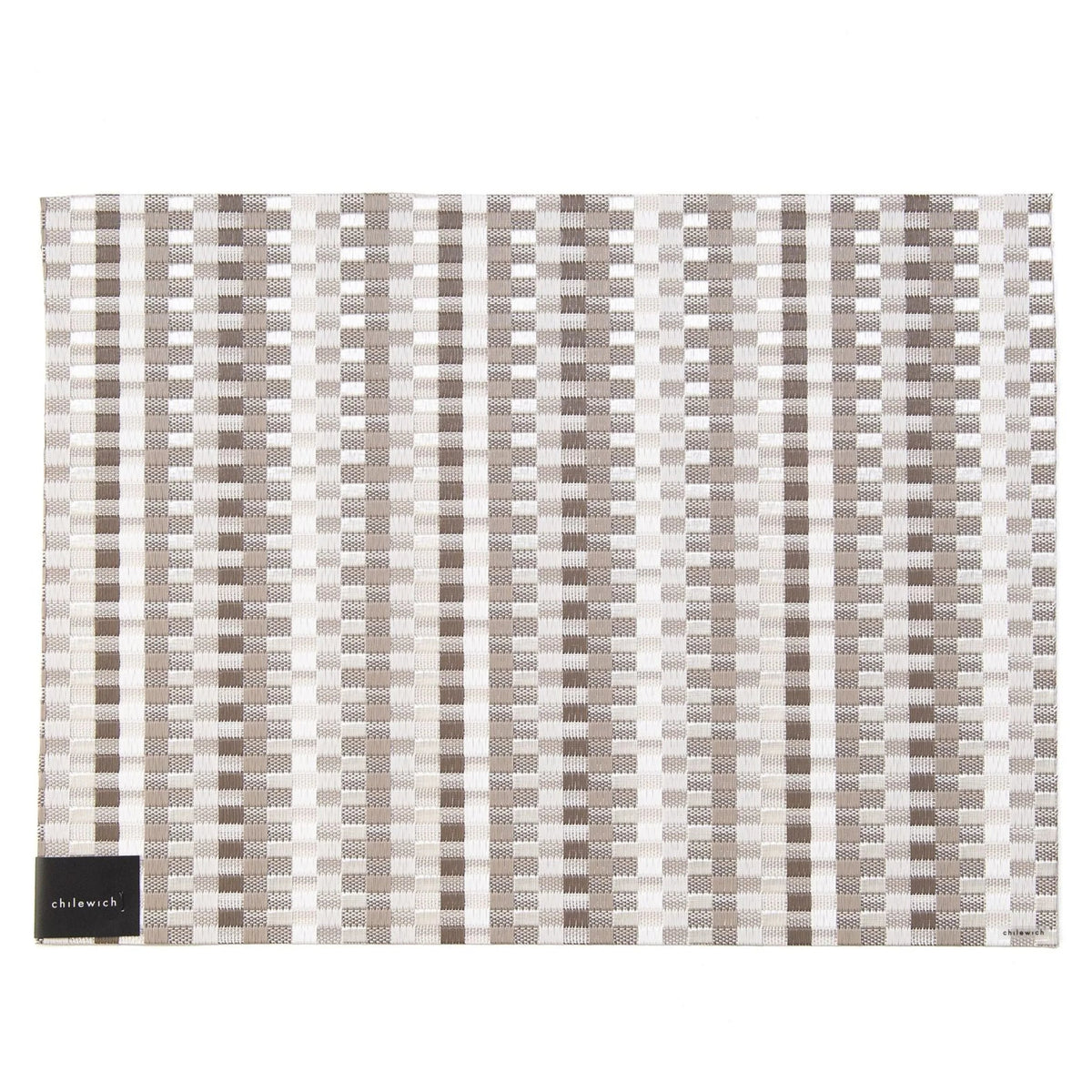 Heddle Tablemat in Pebble, from Chilewich