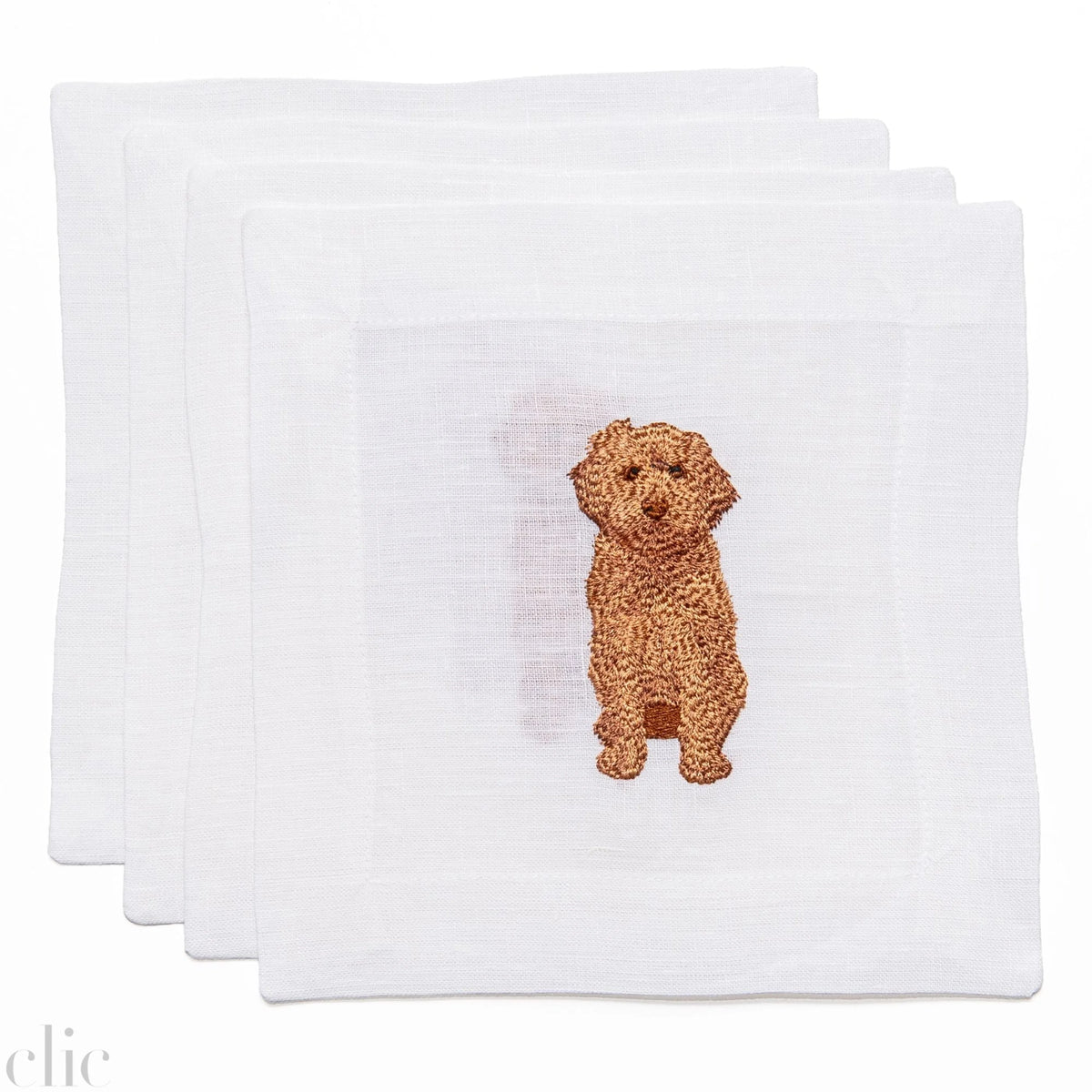 Golden Doodle Cocktail Napkins, from Lettermade