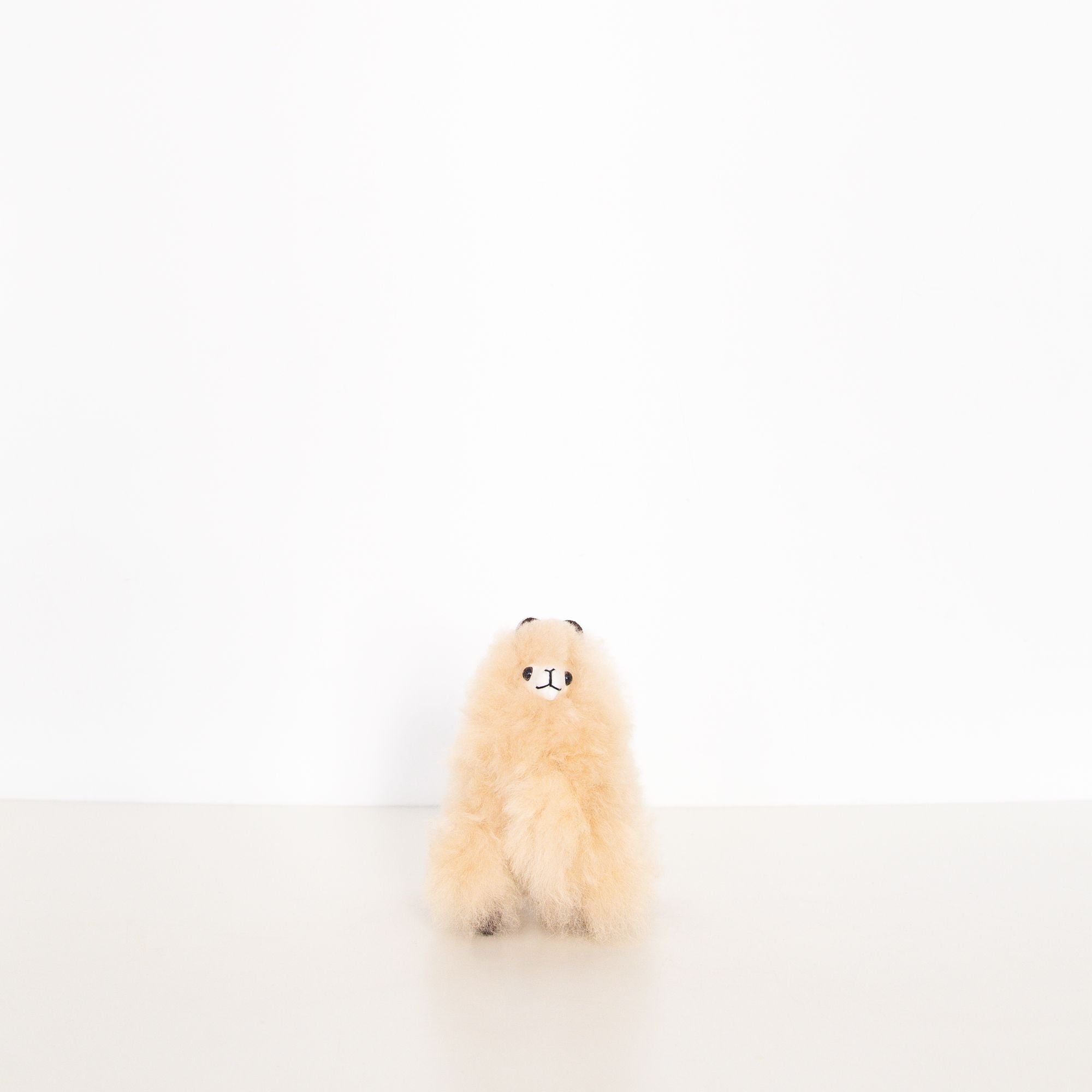 Extra Small Plush Alpaca in Beige, from La Tierra