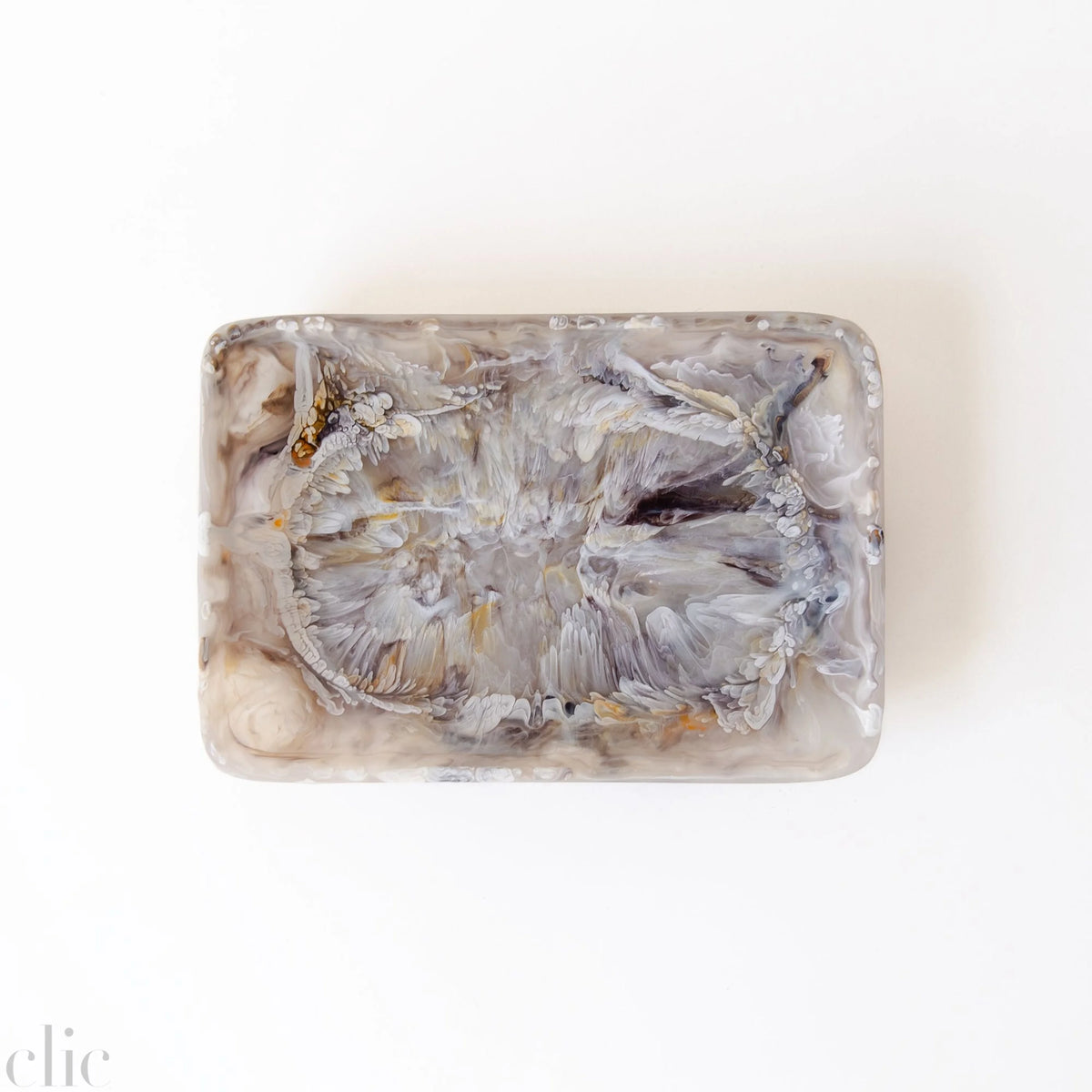 Rectangular Tray in Mocha Swirl, from Nashi Home