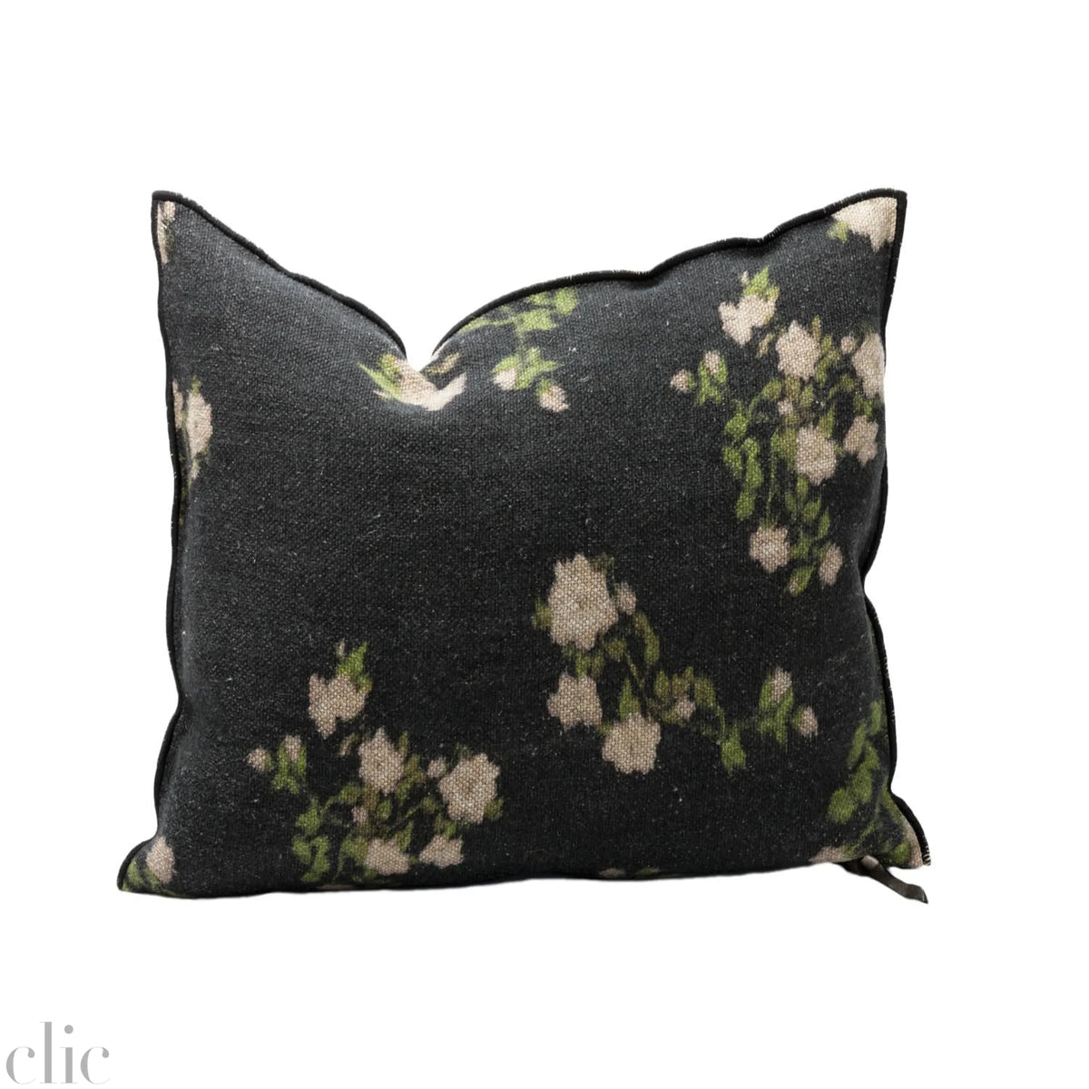 Wabi Sabi Linen Les Roses Creme Pillow 20x20, from Maison De Vacances