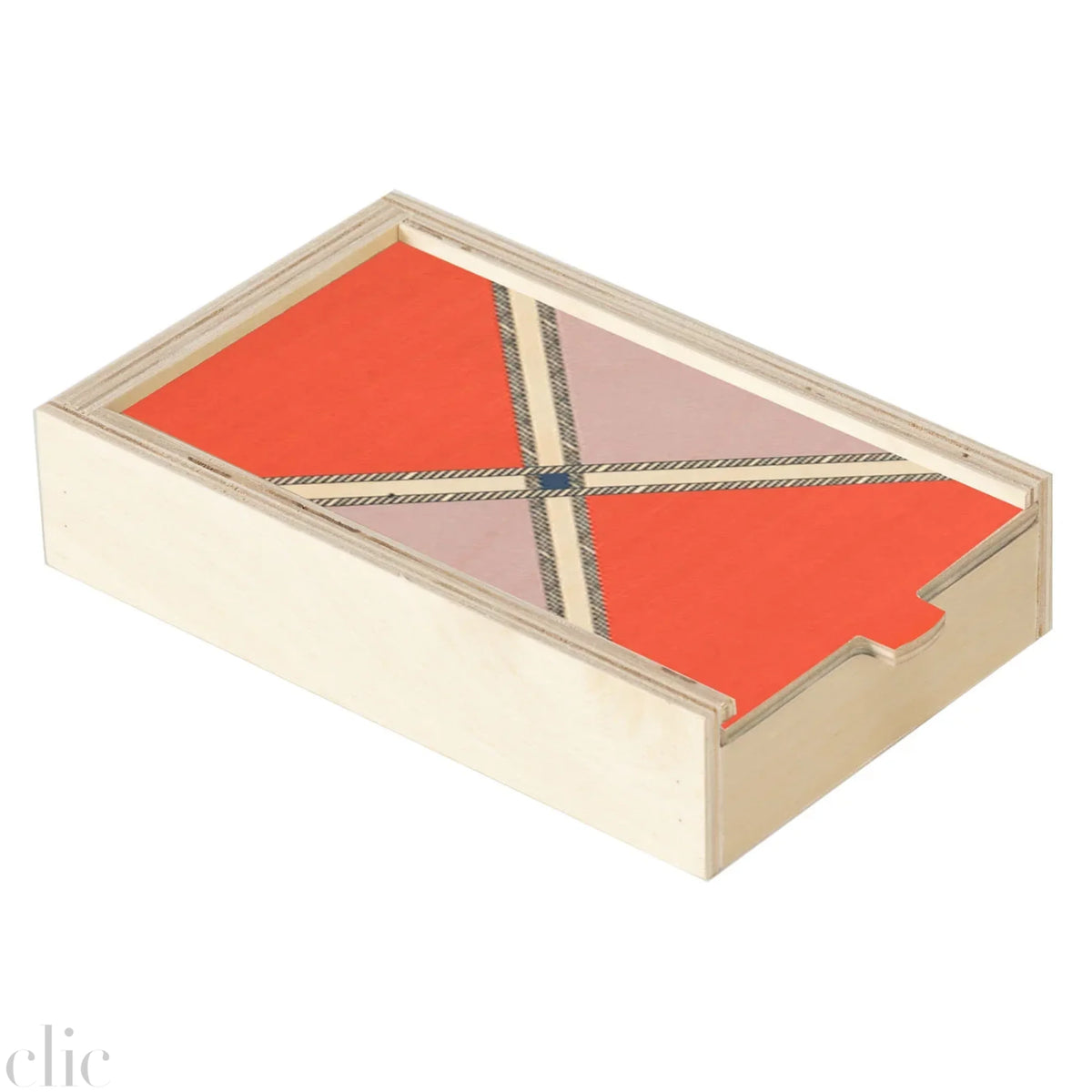 Wallis Domino Set in Tangerine, from Wolfum