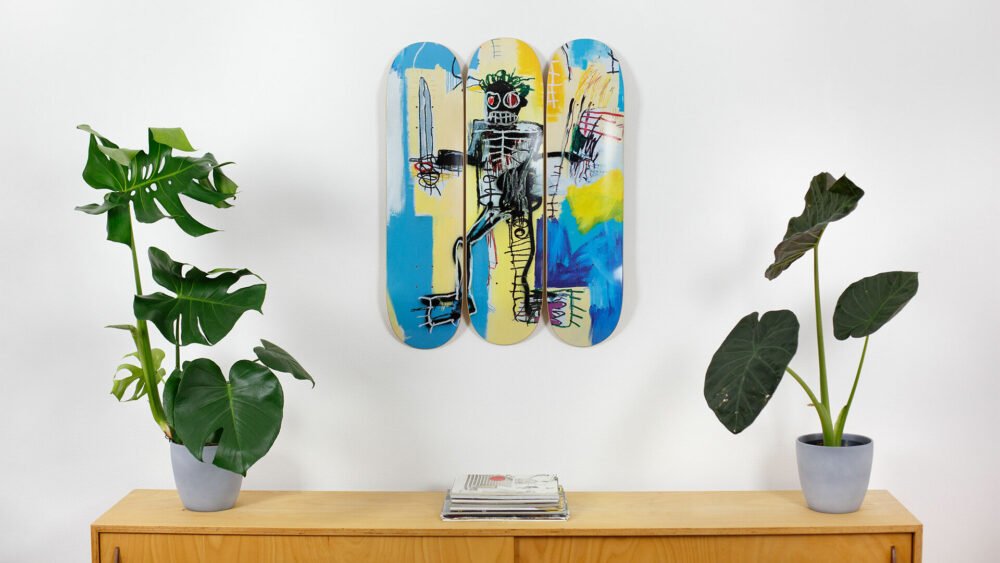 Jean-Michel Basquiat Warrior, from the Skateroom