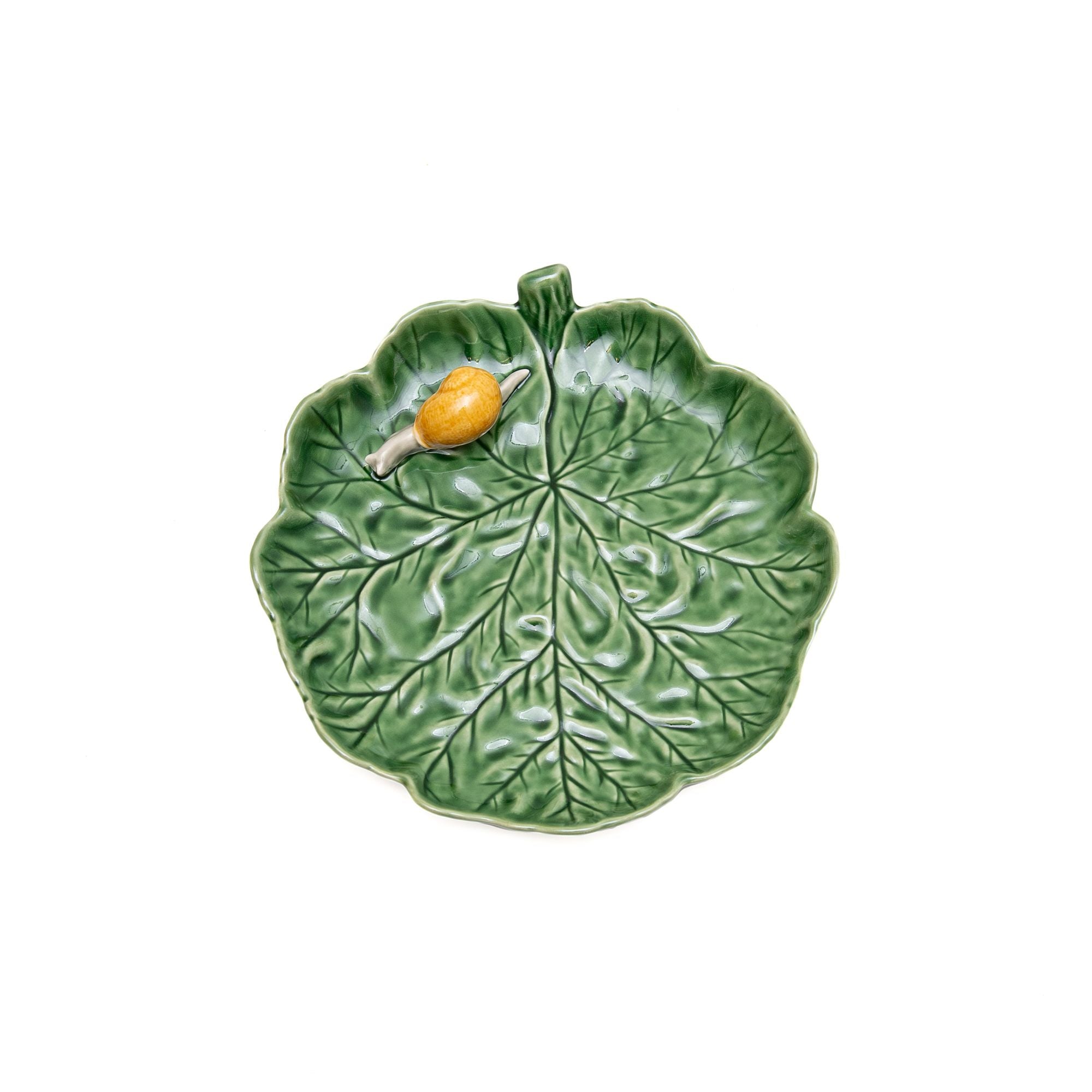 Geranium Leaf with Snail, from Vista Alegre