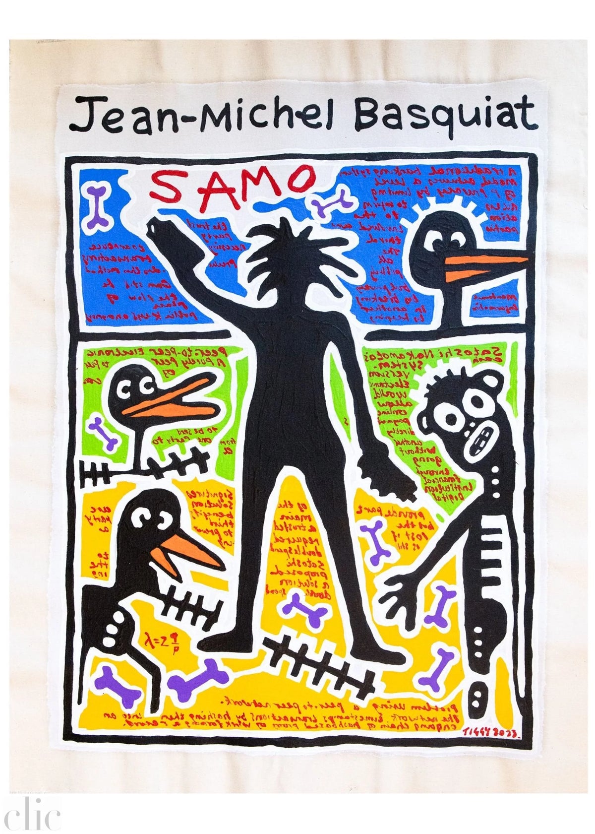 Jean Michel Basquiat Samo by Tiggy Ticehurst