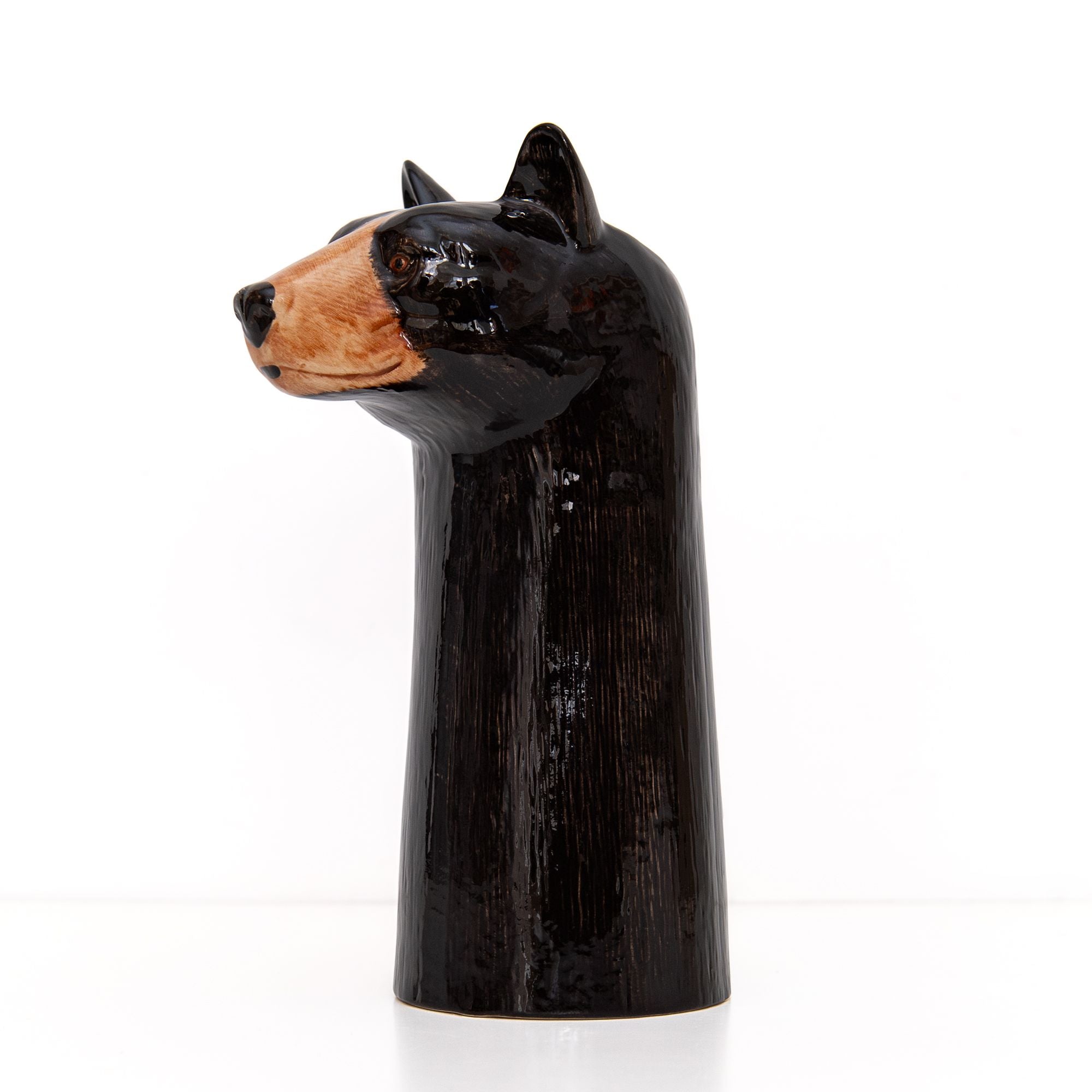 Black Bear Flower Vase, from Quail Ceramics