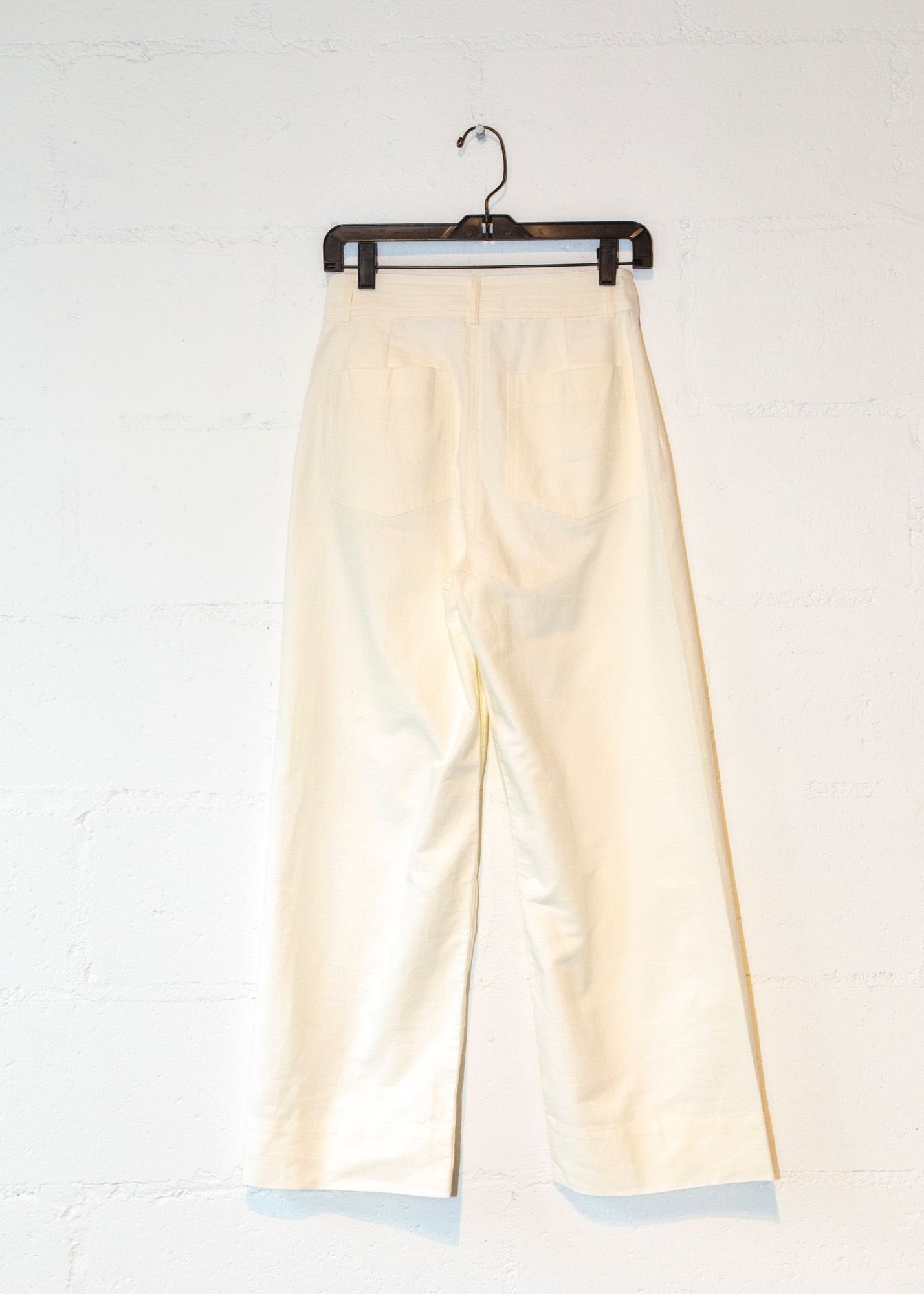 Classic Merida Pant in Cream, Apiece Apart