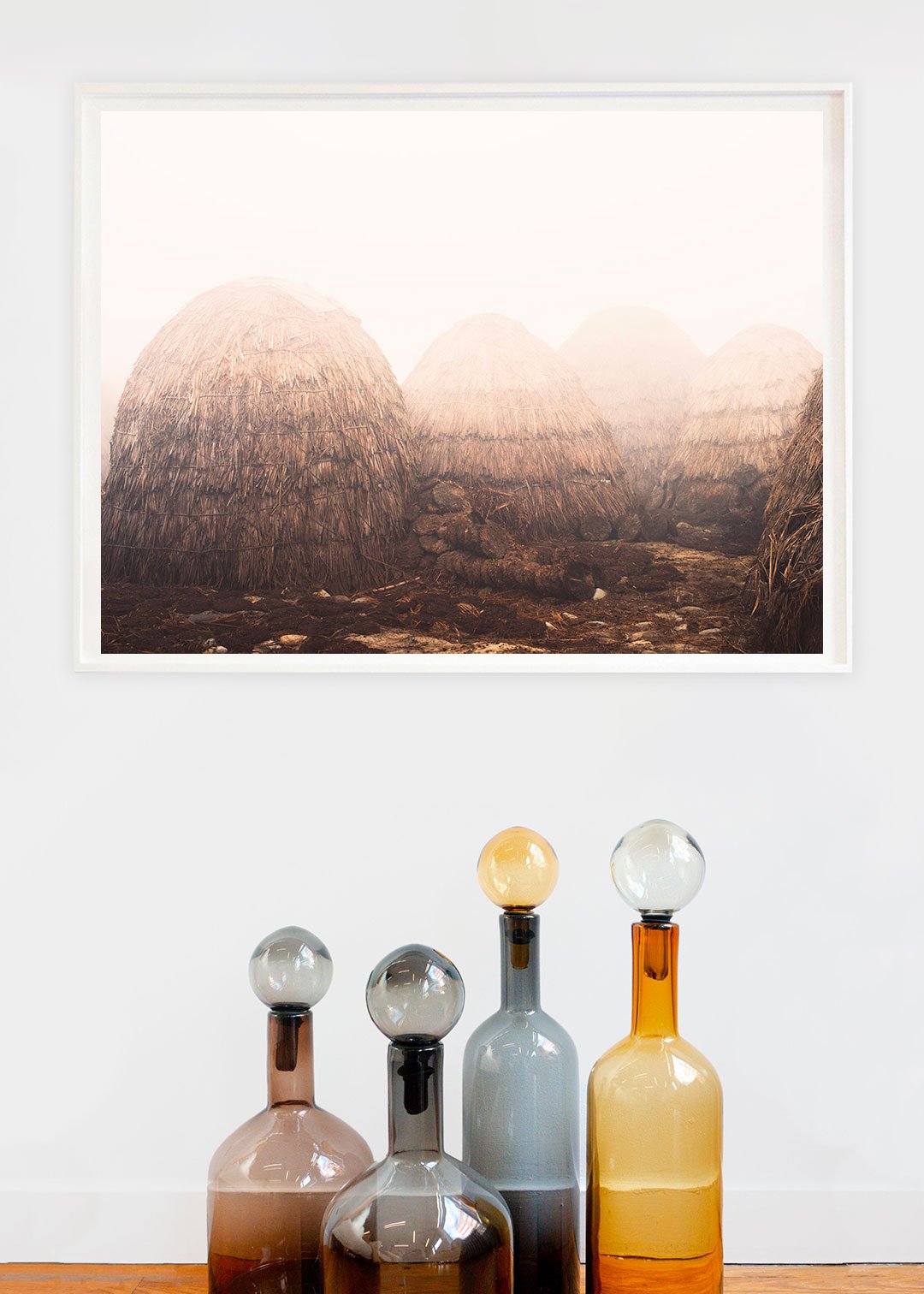 Hay, Cow Dung, Stones and Space by Caleb Cain Marcus