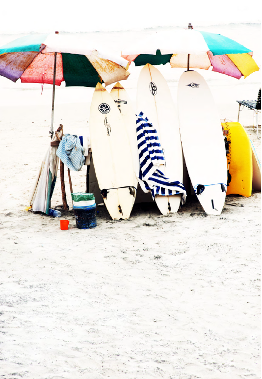 Surfboards, India by Anne Sophie Granjon