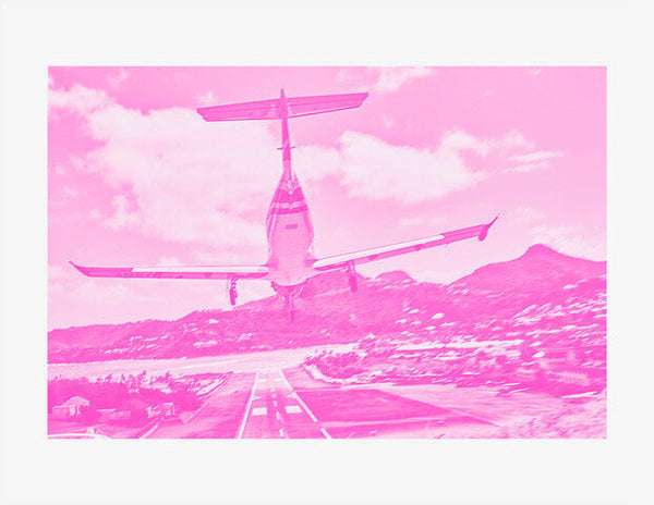 St Barth Landing Pink | Antoine Verglas