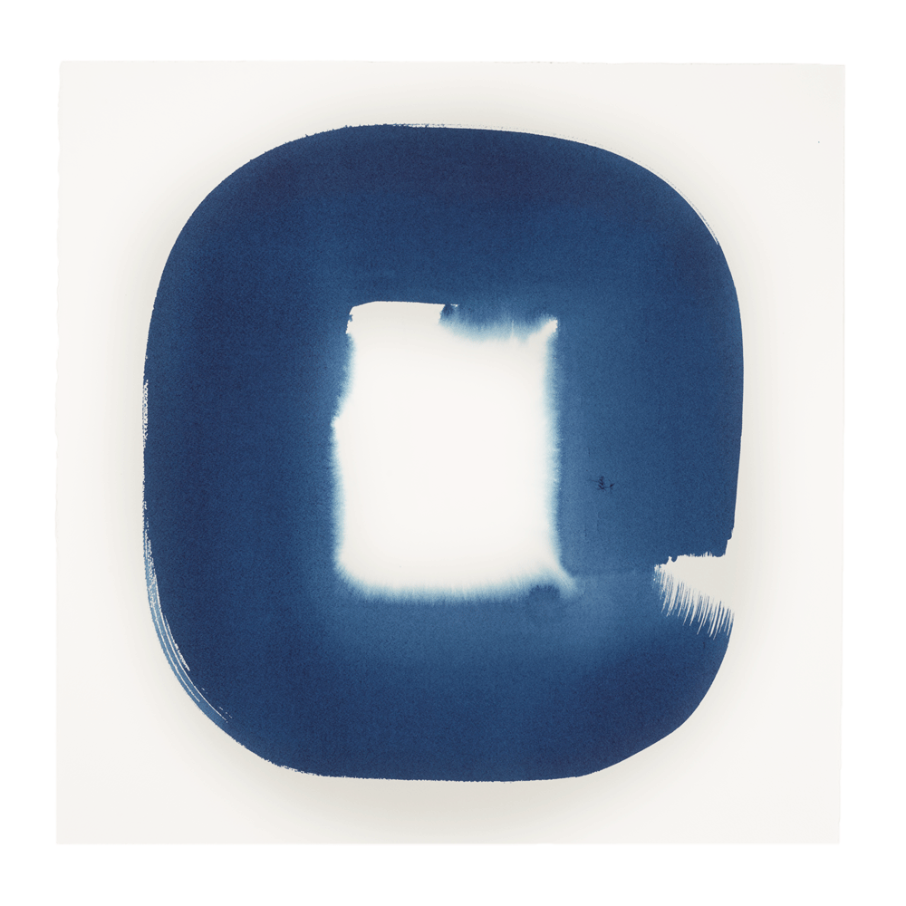 Aperture in Middle Blue VII by Veronique Gambier