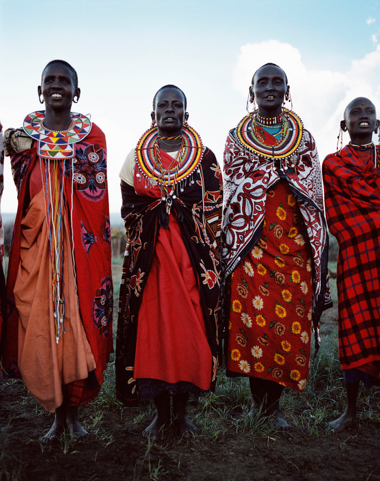 4 Maasai by Anne Menke