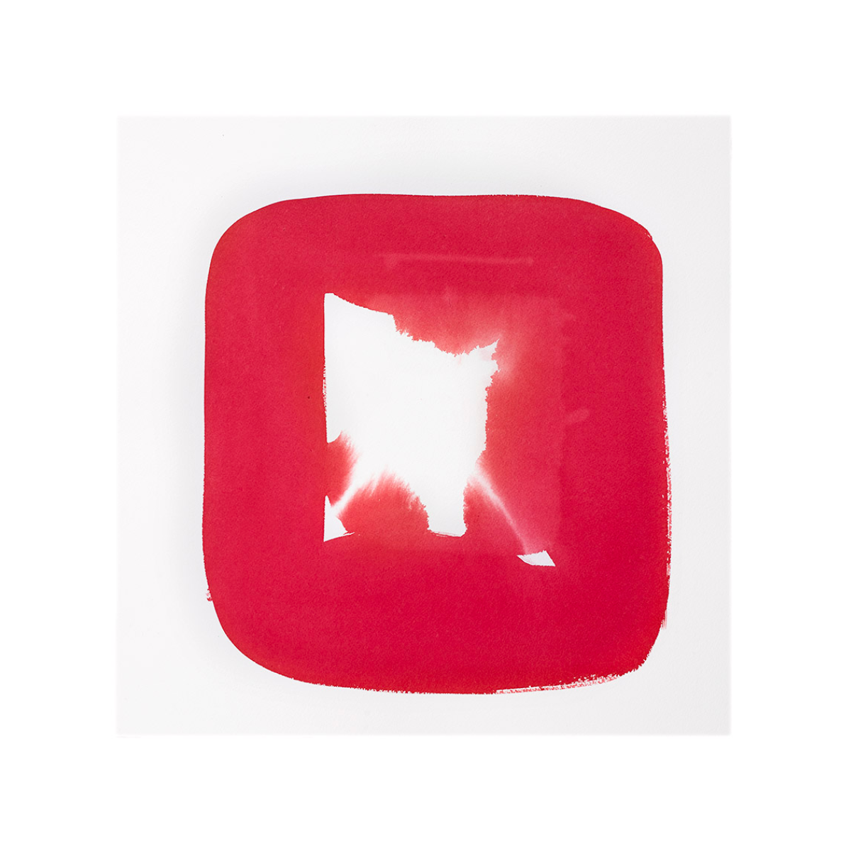 Aperture in Washed Red I by Veronique Gambier
