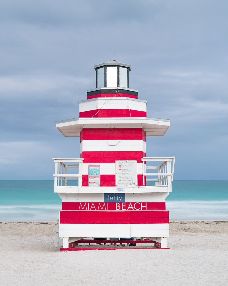 Lifeguard Tower Jetty, Miami Beach by Tommy Kwak