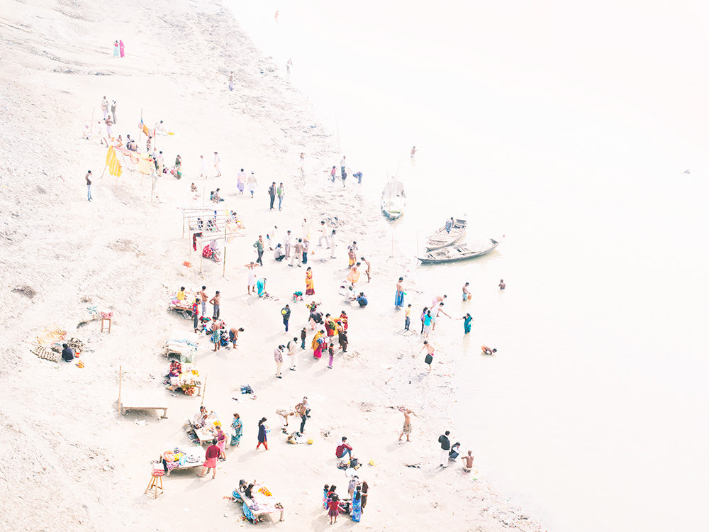Earth, Water, Humans, Dolphin and Space by Caleb Cain Marcus