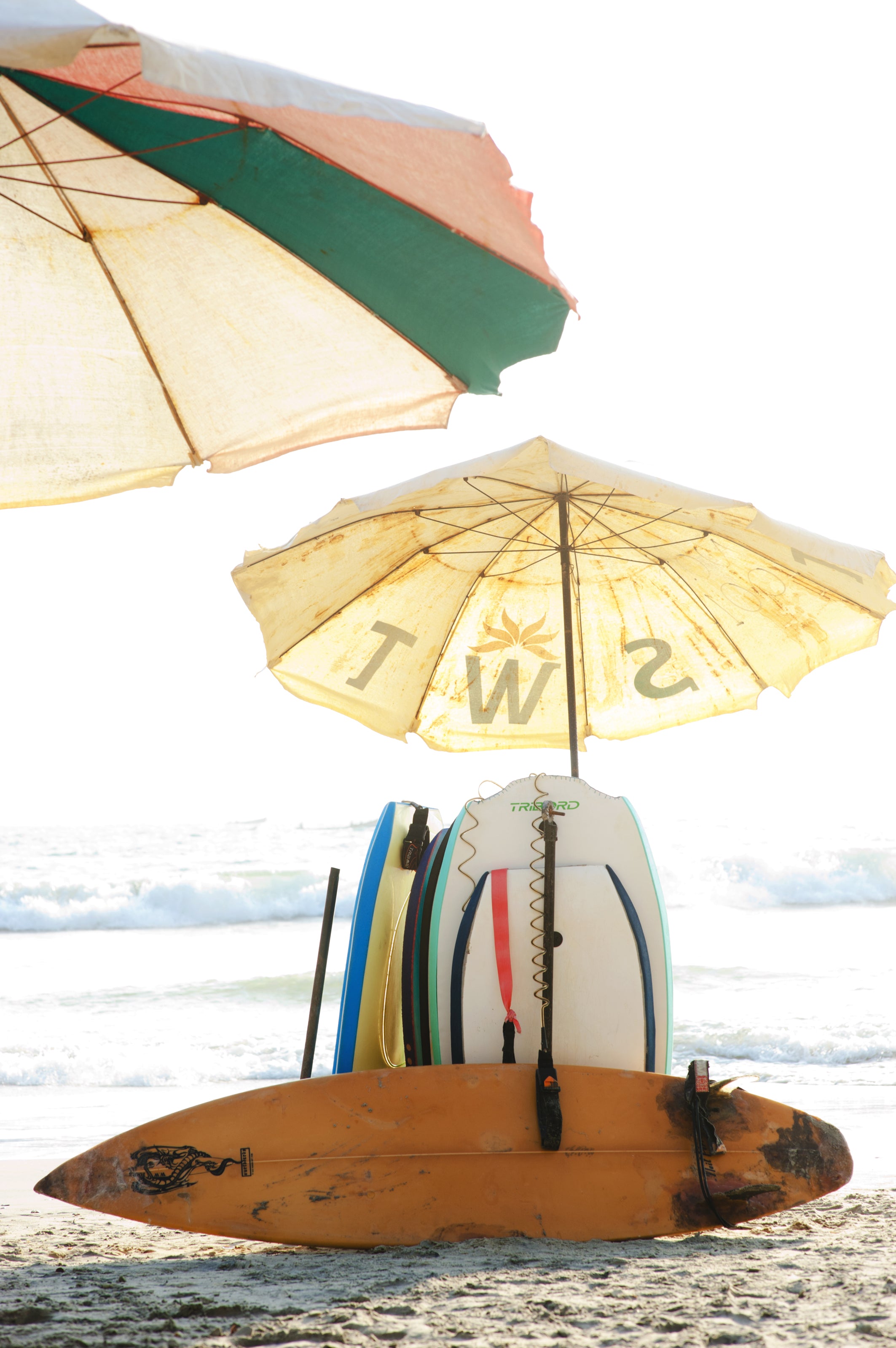 Surf & Parasols by Anne Sophie Granjon
