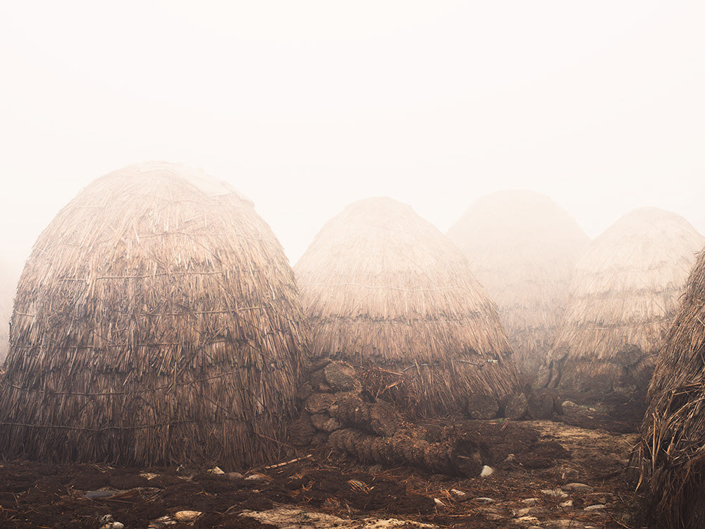 Hay, Cow Dung, Stones and Space by Caleb Cain Marcus