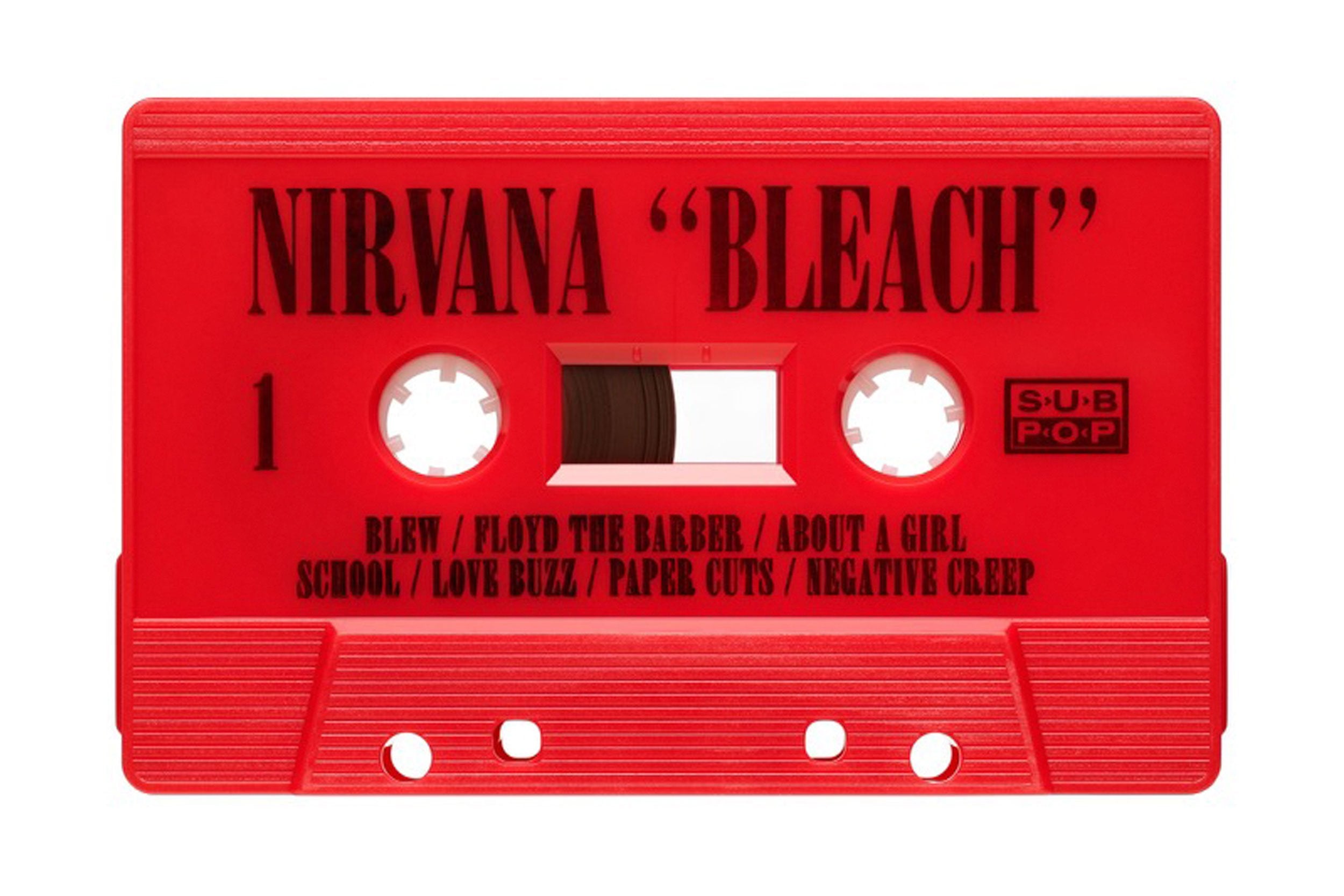 Nirvana - Bleach Red by Julien Roubinet