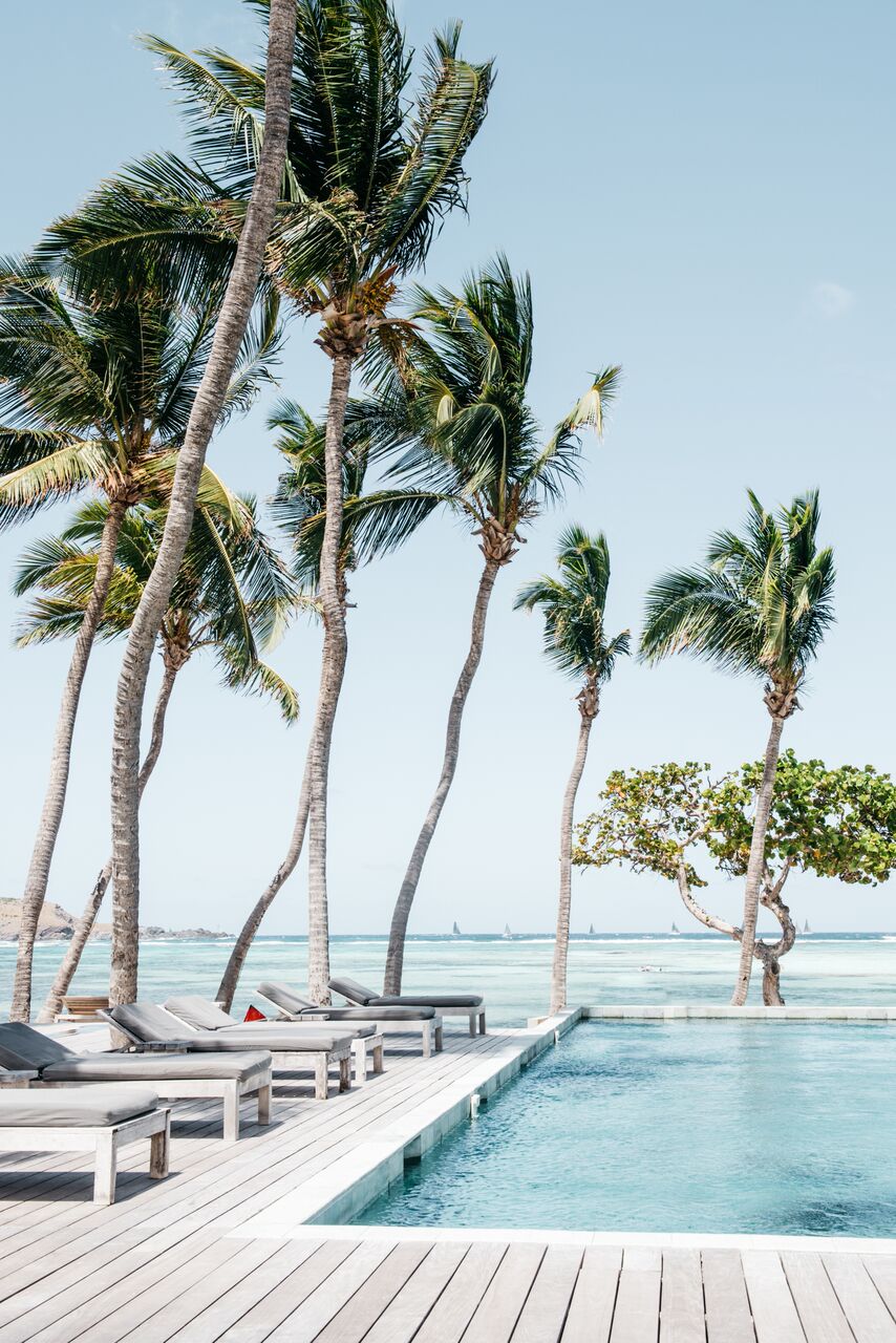 Poolside St Barth by Kate Holstein