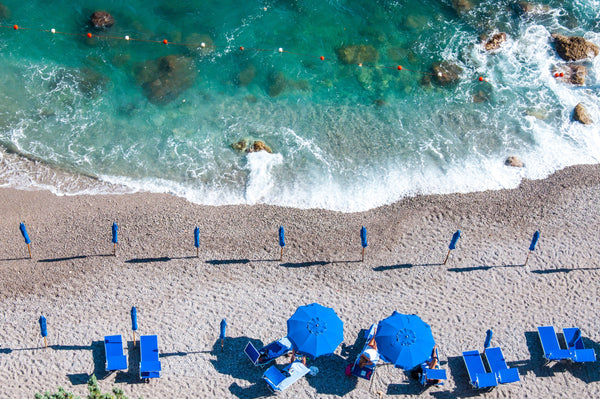 Amalfi Blue Beach by Juliette Charvet