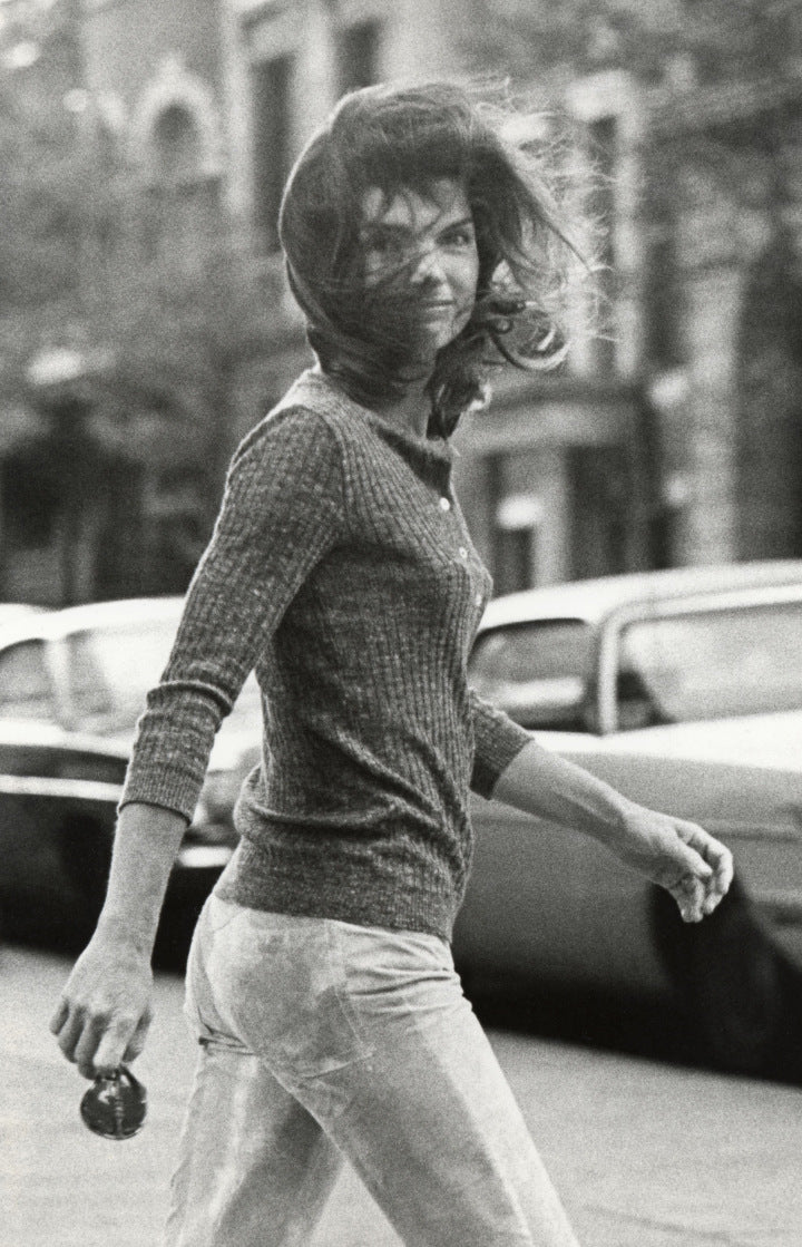 Windblown Jackie, New York, 1971, by Ron Galella