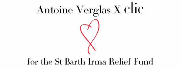 Antoine Verglas X Clic for the St Barth Irma Relief Fund