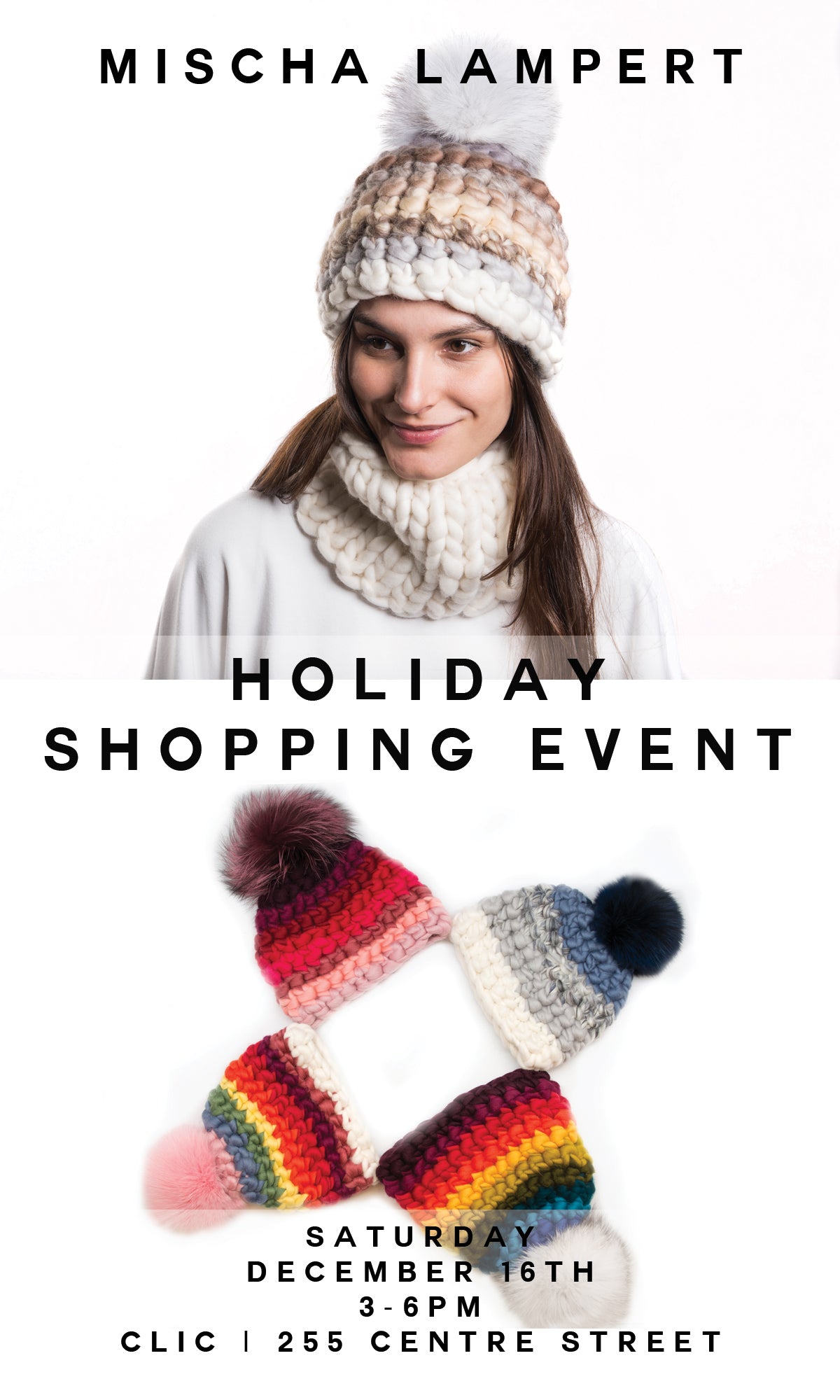 Mischa Lampert X Clic NYC: This Saturday!