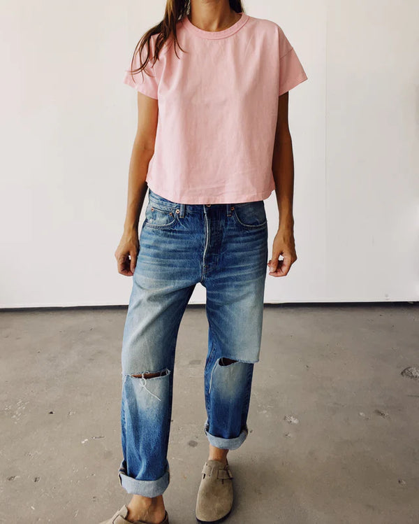 The Boxy Tee in Pink, from Hey Gang