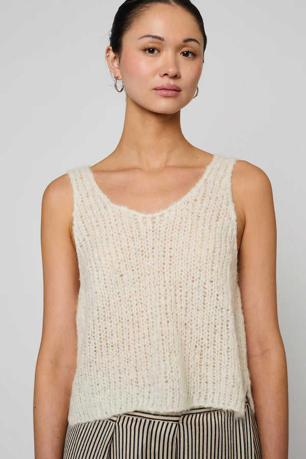 Sweater Tank in Ivory, from Atelier Delphine