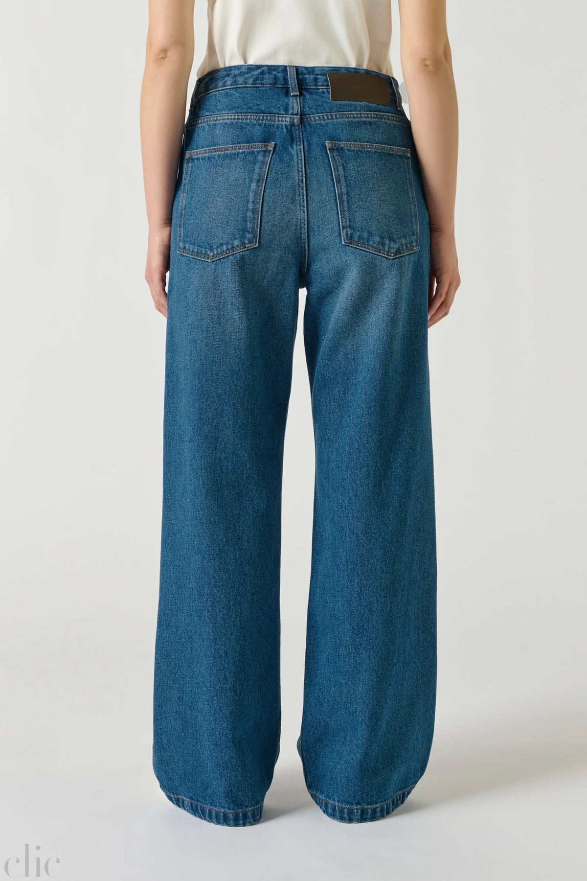 Calvin Jeans in Bleu Delave Denim, from Soeur