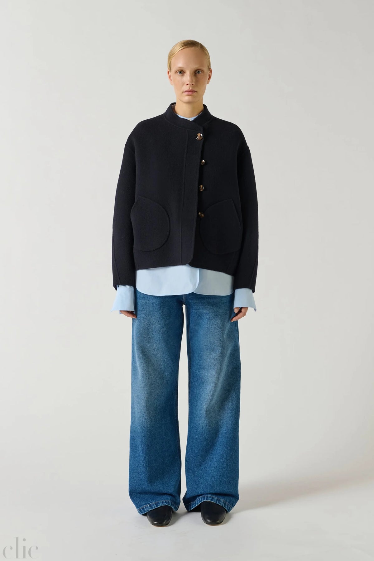 Windsor Coat in Deep Navy, from Soeur