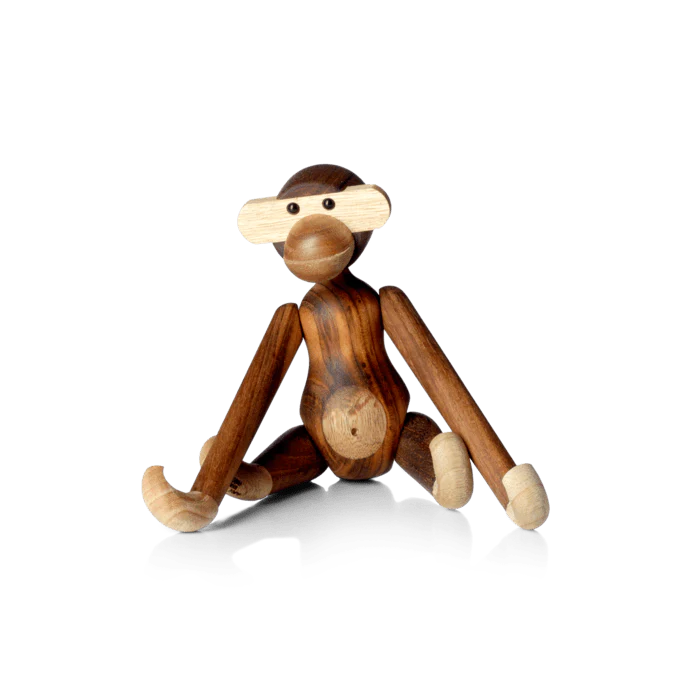 Small Monkey in Teak and Limba, from Kay Bojesen