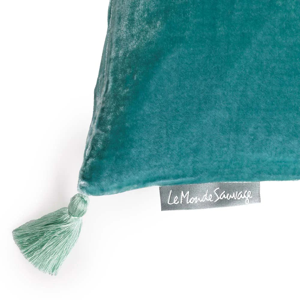 Goa Pompon Cushion in Lombok, from Le Monde Sauvage by Beatrice Laval