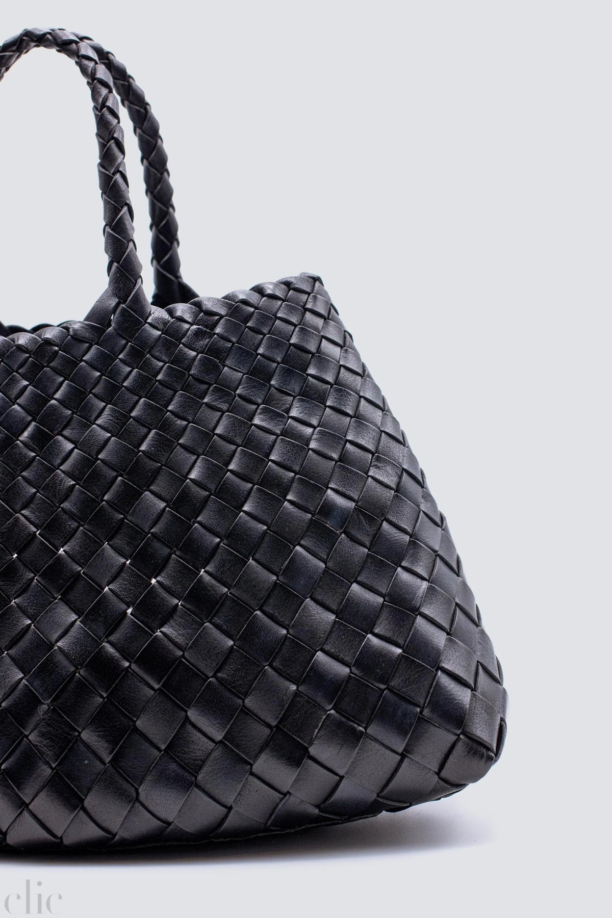 Small Santa Croce Bag in Black, from Dragon Diffusion