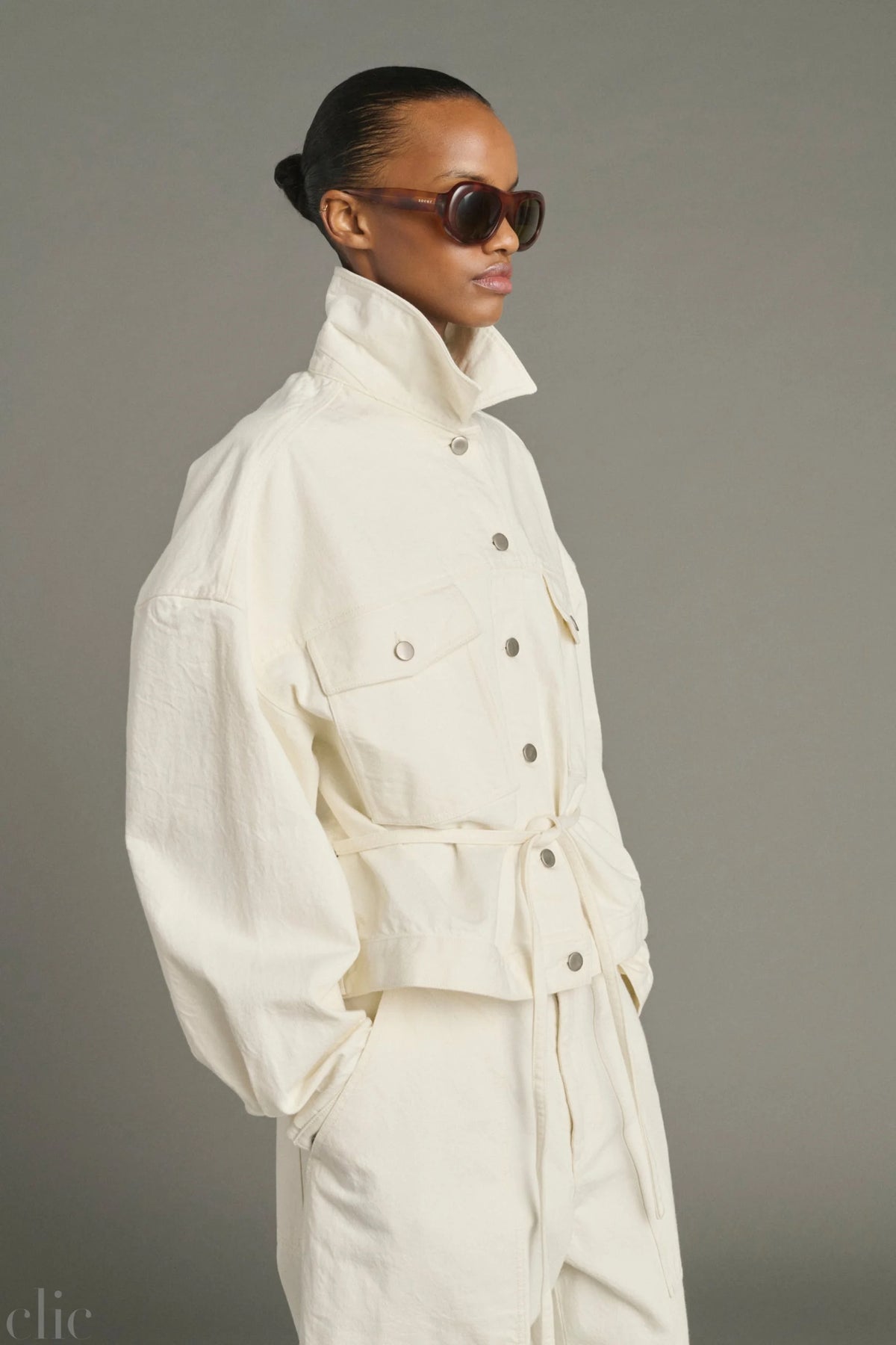 Lys Jacket in Ecru, from Soeur