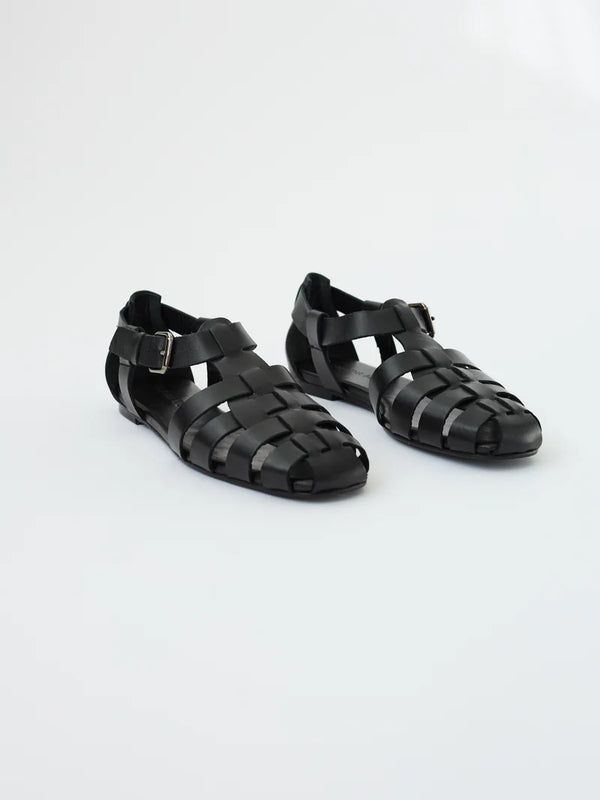 Fisherman Sandal in Onyx, from Shaina Mote