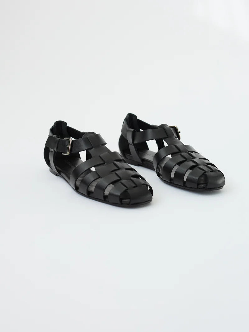 Fisherman Sandal in Onyx, from Shaina Mote