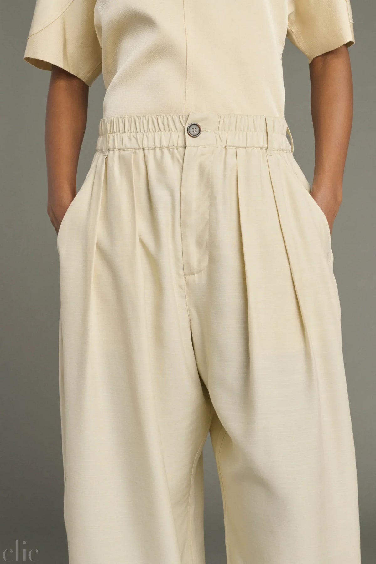 Vernon Pants in Ecru, from Soeur