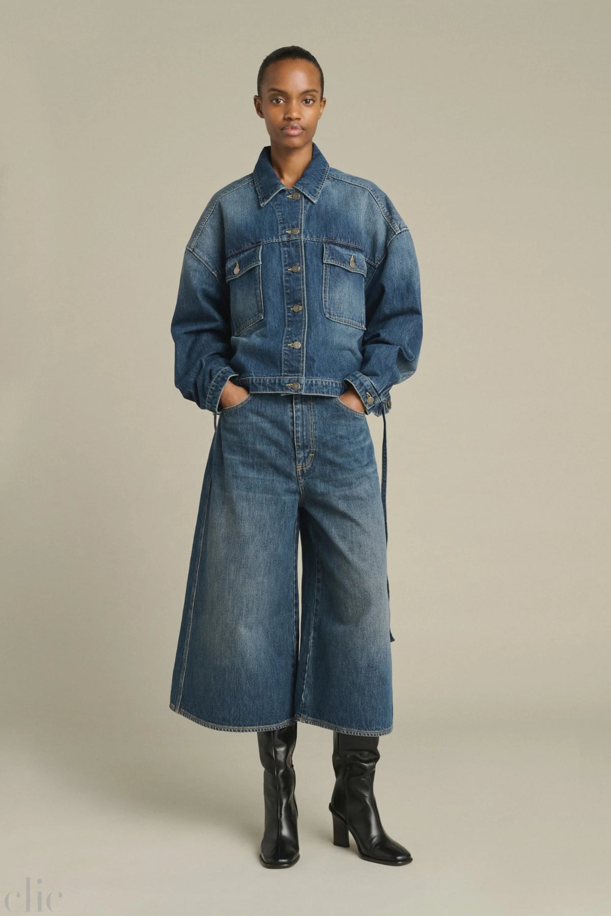 Lys Jacket in Denim, from Soeur