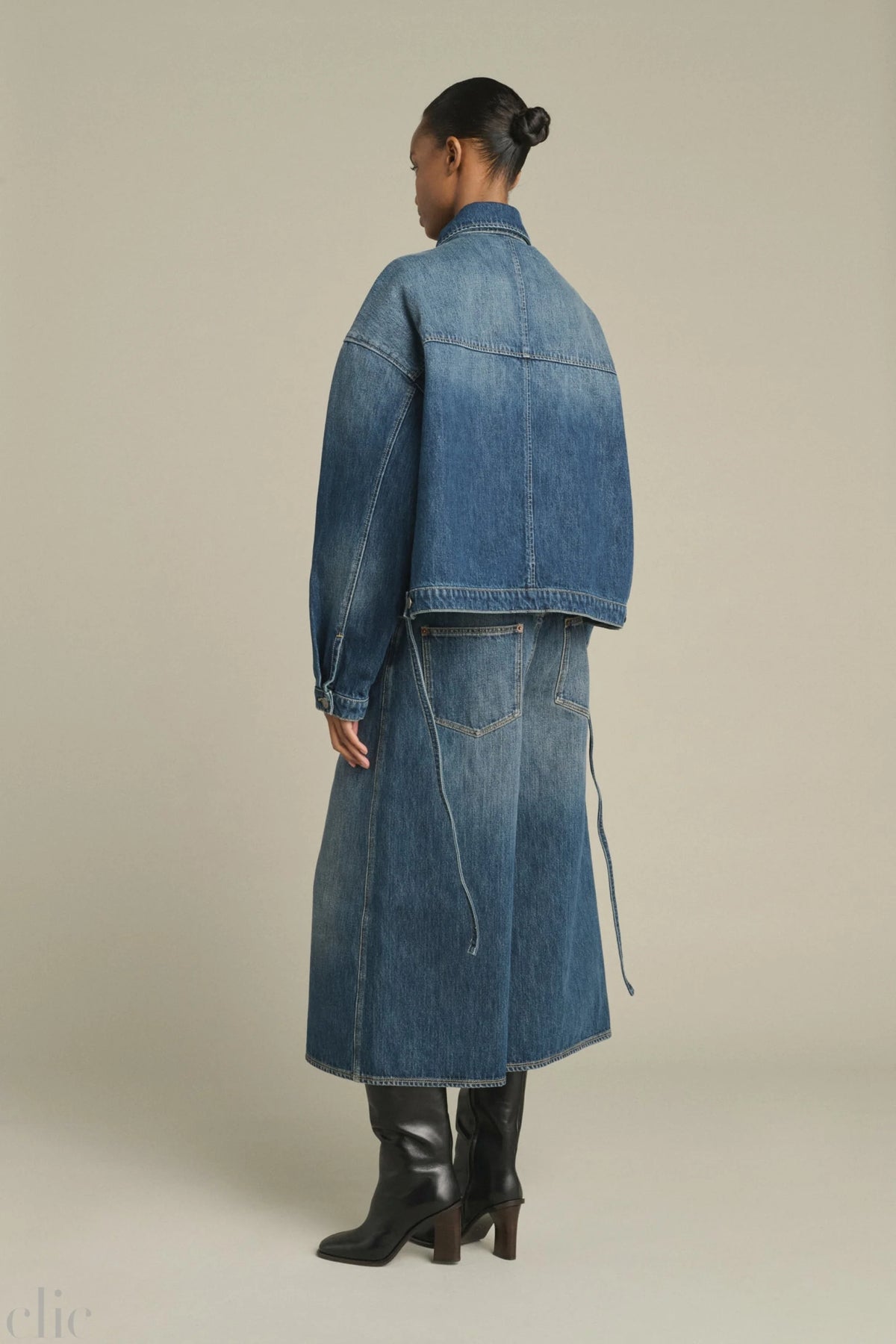 Lys Jacket in Denim, from Soeur