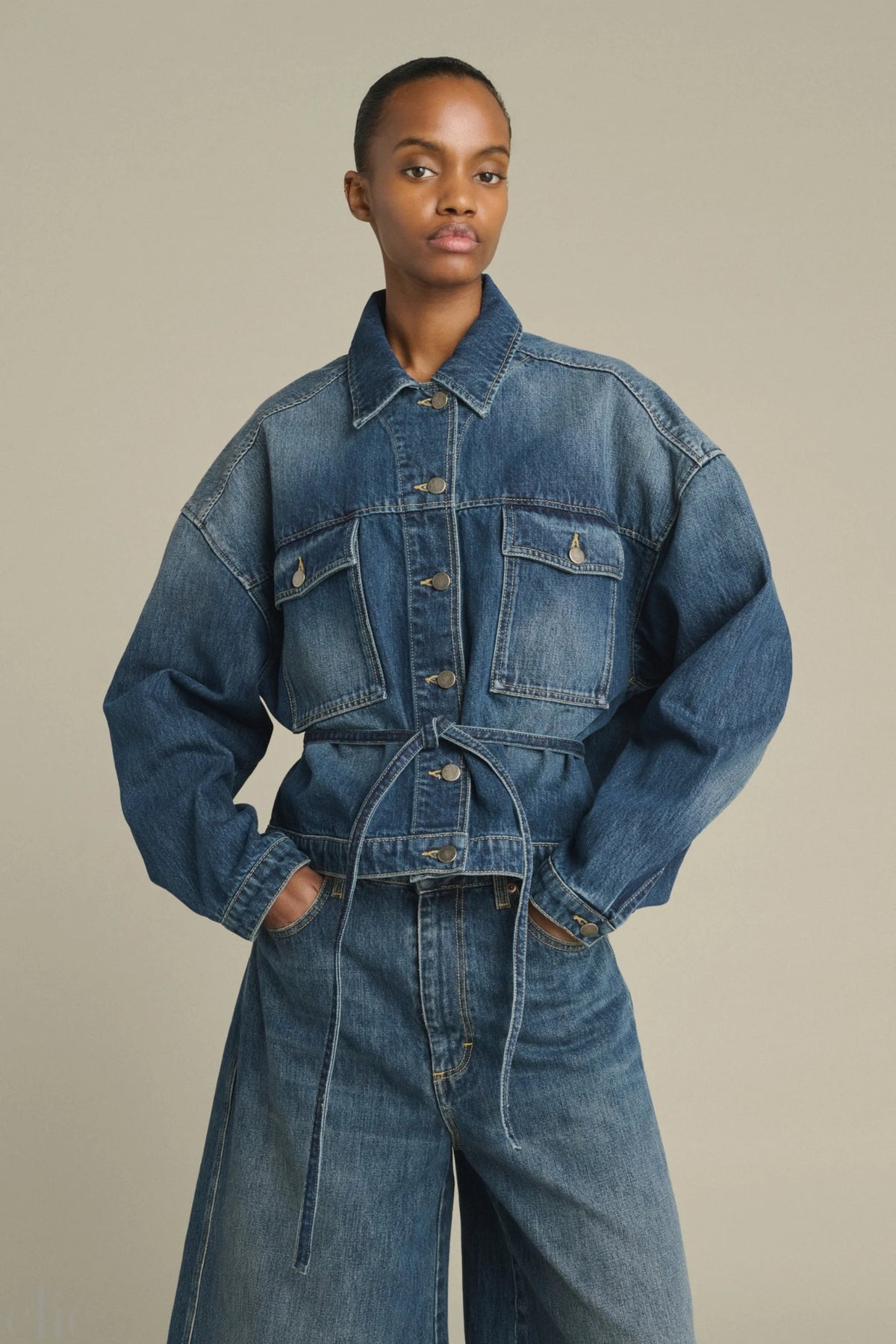 Lys Jacket in Denim, from Soeur