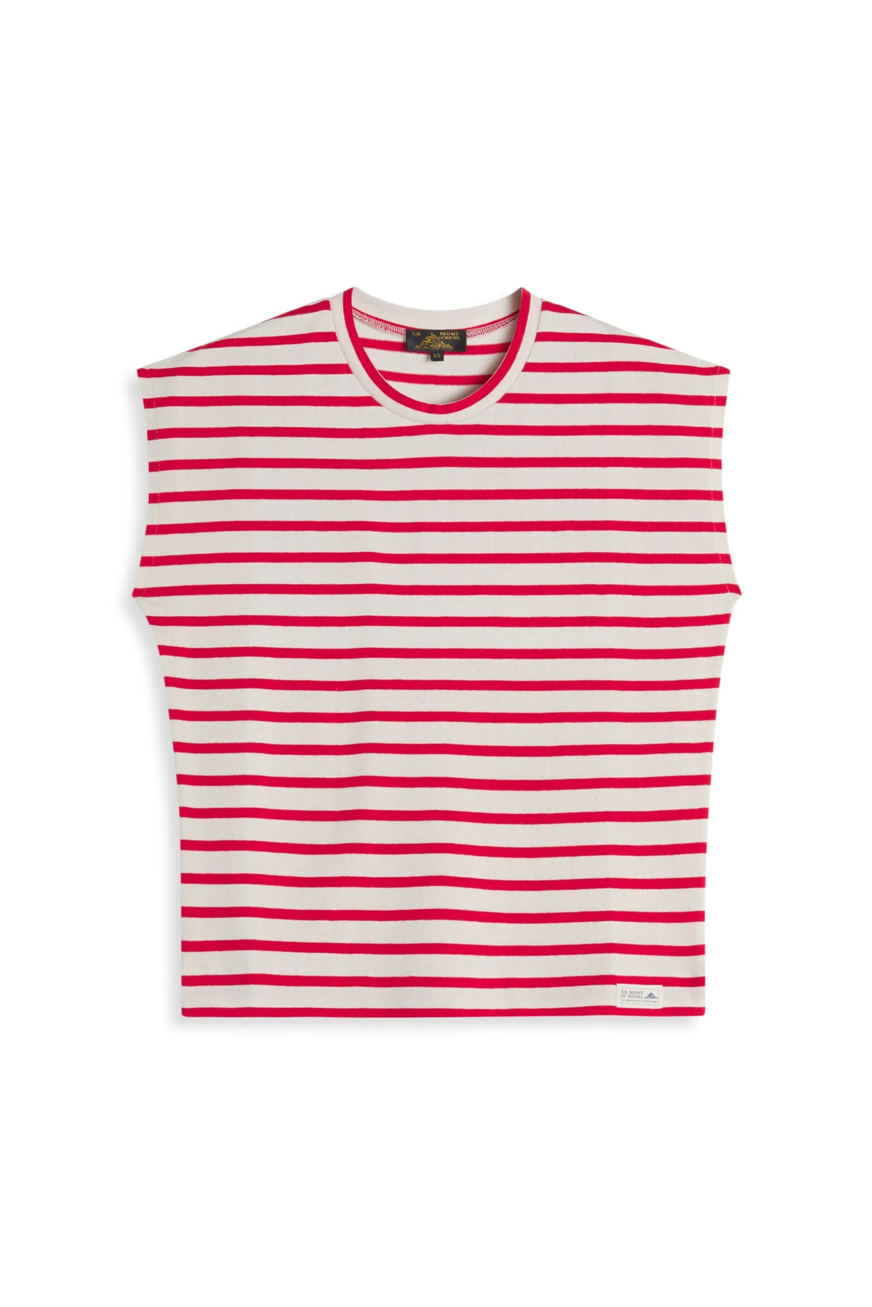 The Oxane Tank top in Off Red, from Le Monte St. Michel