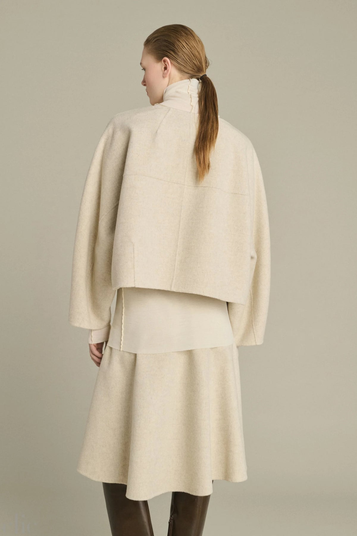 Hora Pullover in Ecru Grey, from Soeur