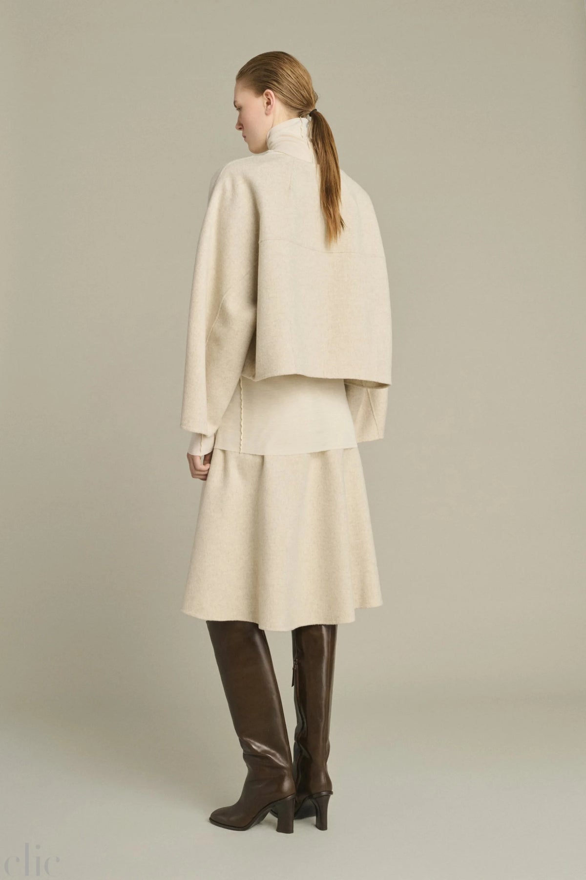 Hora Pullover in Ecru Grey, from Soeur