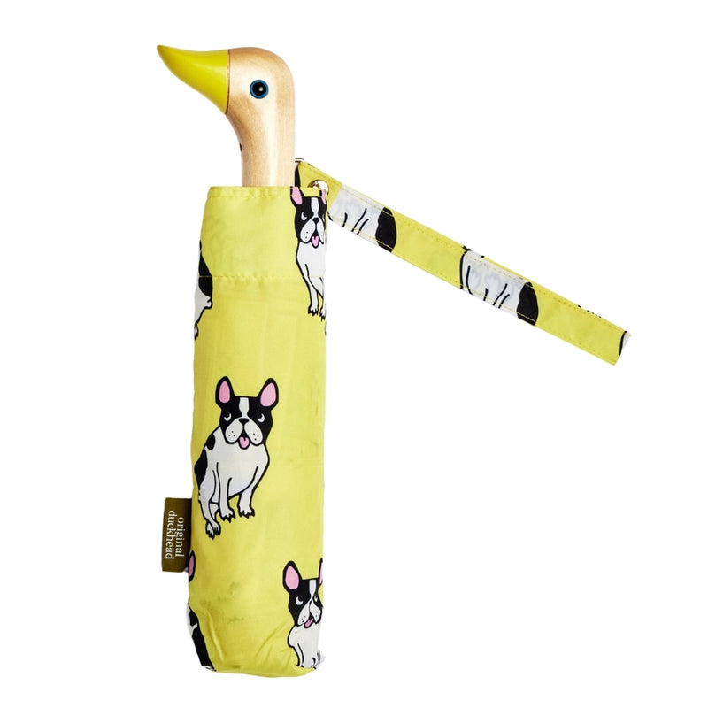 Compact French Bulldog Umbrella in Yellow, from Original Duckhead