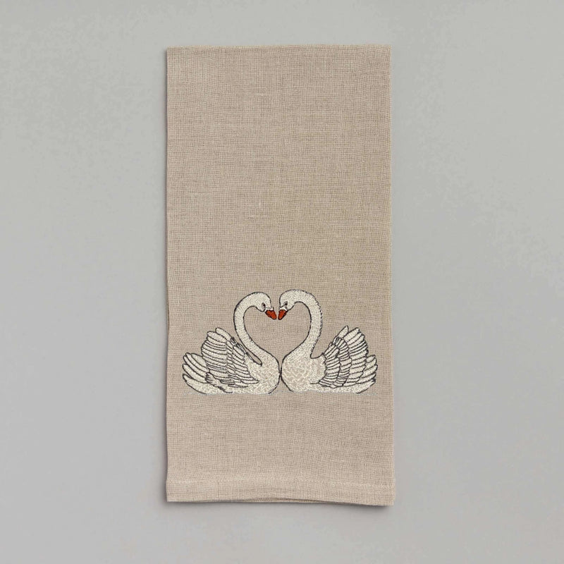 Swan Love Tea Towel, from Coral & Tusk