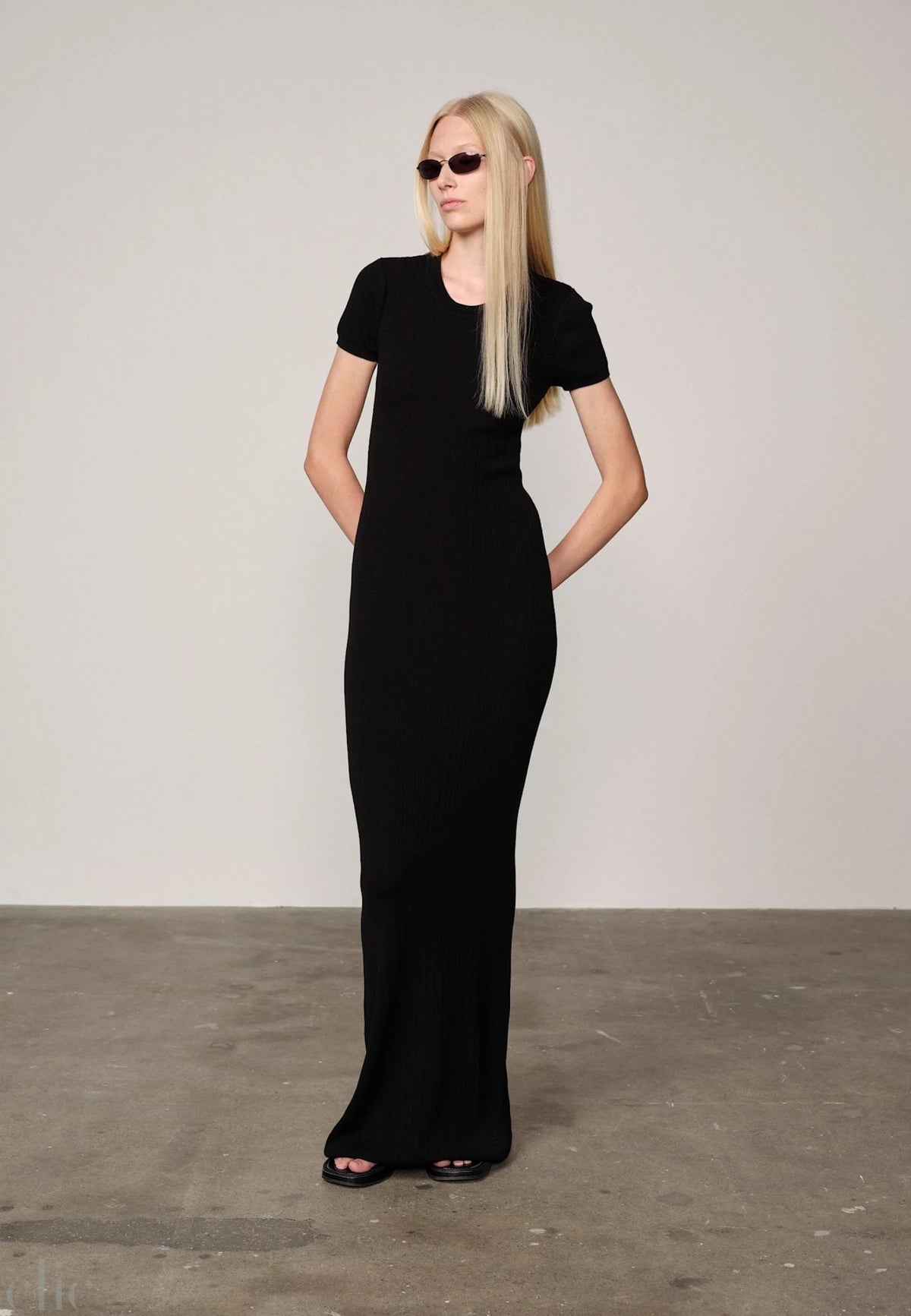 Wallance Knit Dress in Black, from Herskind