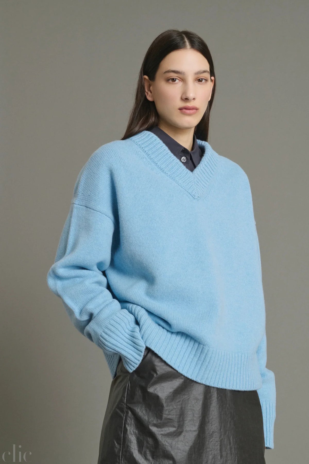 Julie Sweater in Light Blue, from Soeur