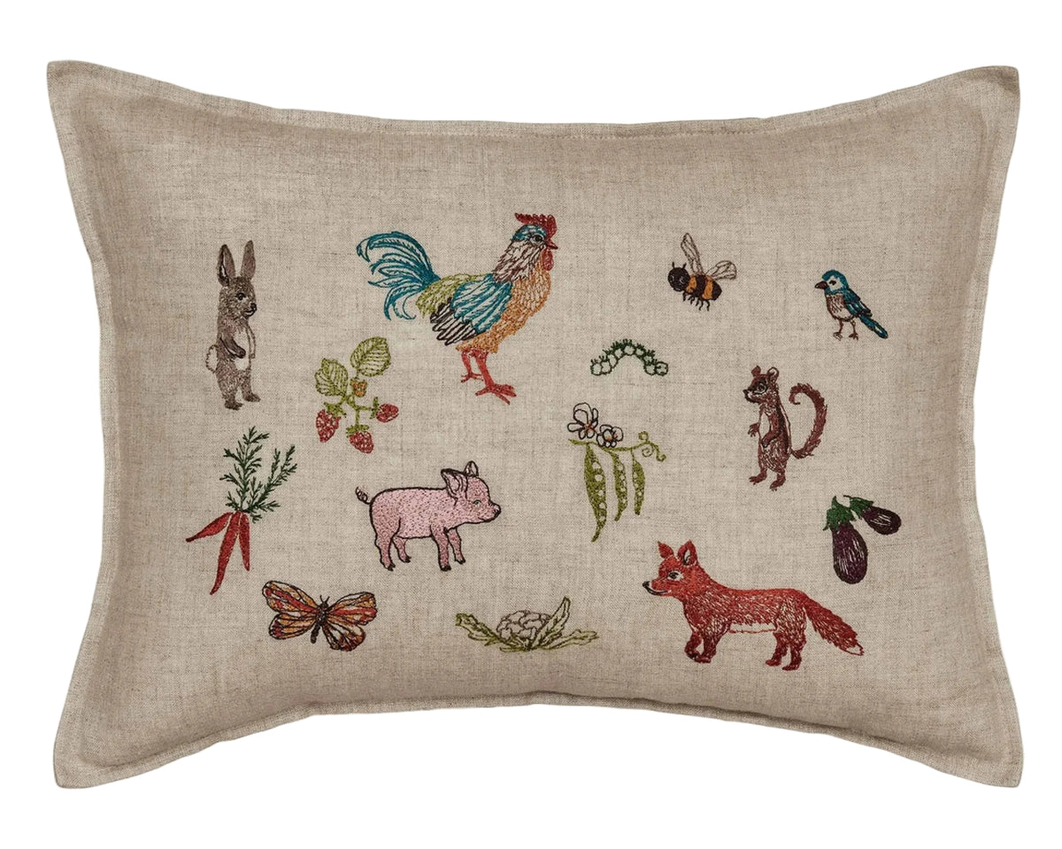 Garden Gathering Pillow, from Coral & Tusk