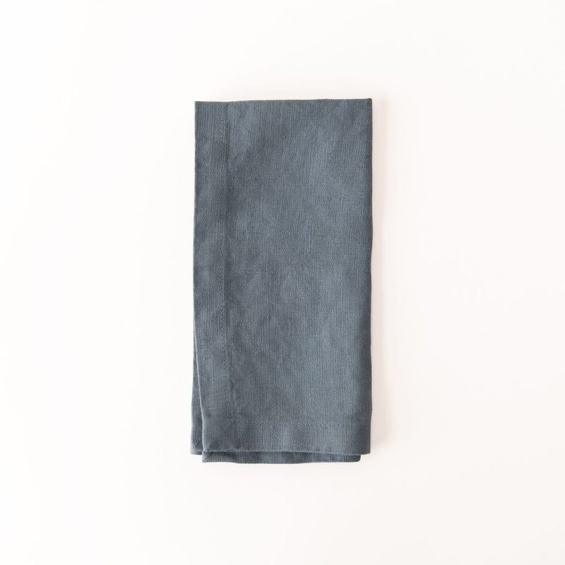 Blue Fog Linen Napkins Set of 2, from Linen Tales